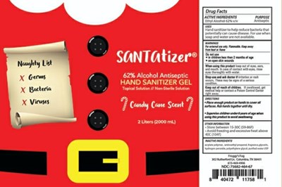 Santatizer  Hand Gel (Santa 62 2 Litre)